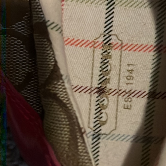 COACH Barrett Women’s Pink/Brown Sneakers Size 9 - Picture 5 of 6